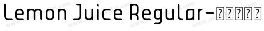 Lemon Juice Regular字体转换